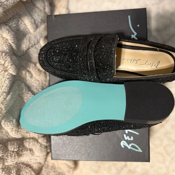 Betsey Johnson Black Loafers - Picture 3 of 10
